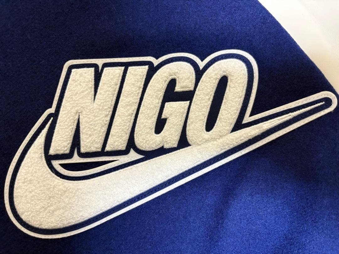 ニゴー x ナイキ NRG バーシティジャケット \"ネイビー\"（NIGO)