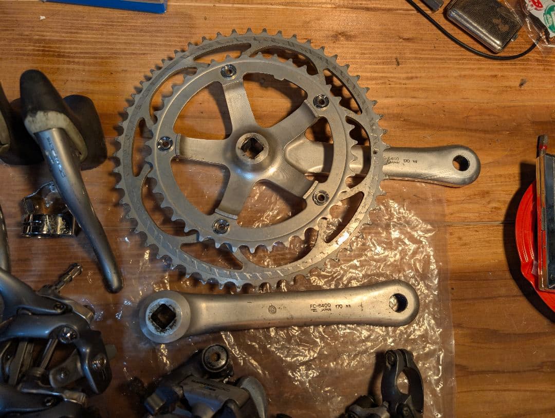 希少！値下げ受付 SHIMANO600 コンポセット 6400 ULTEGRA - メルカリ