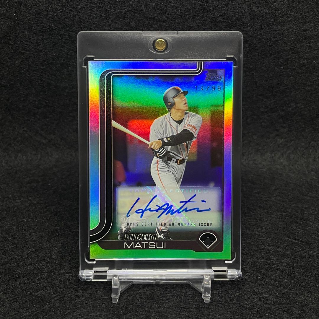 2025 Topps NPB 松井秀喜 直筆サインカード 99枚限定 読売 巨人 - メルカリ