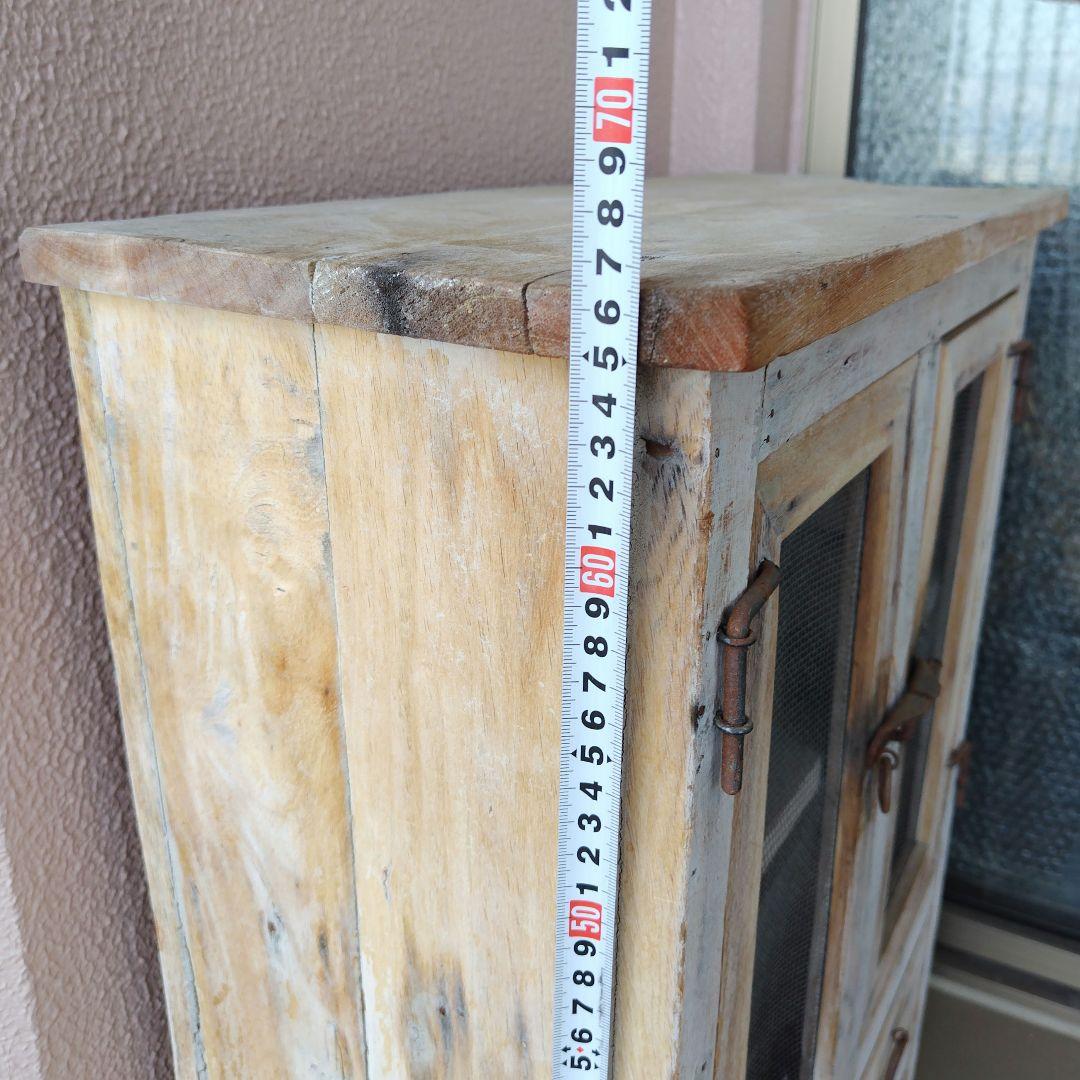 キャトルセゾン】ウッドキャビネット 木製 飾り棚 - メルカリ