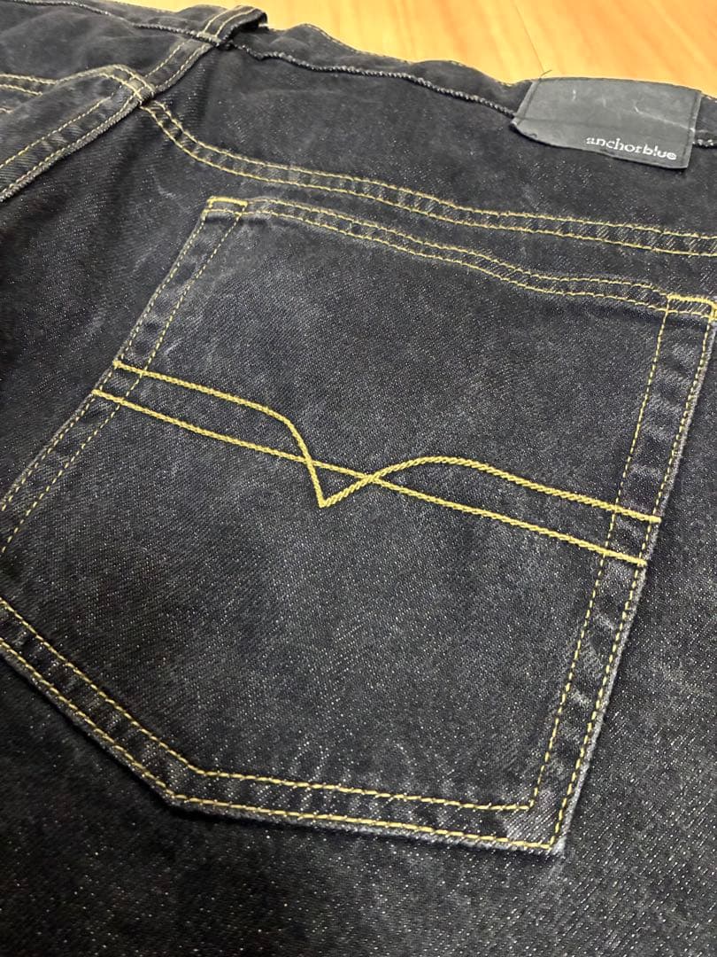 anchor blue 00s 極太 buggy pants W42