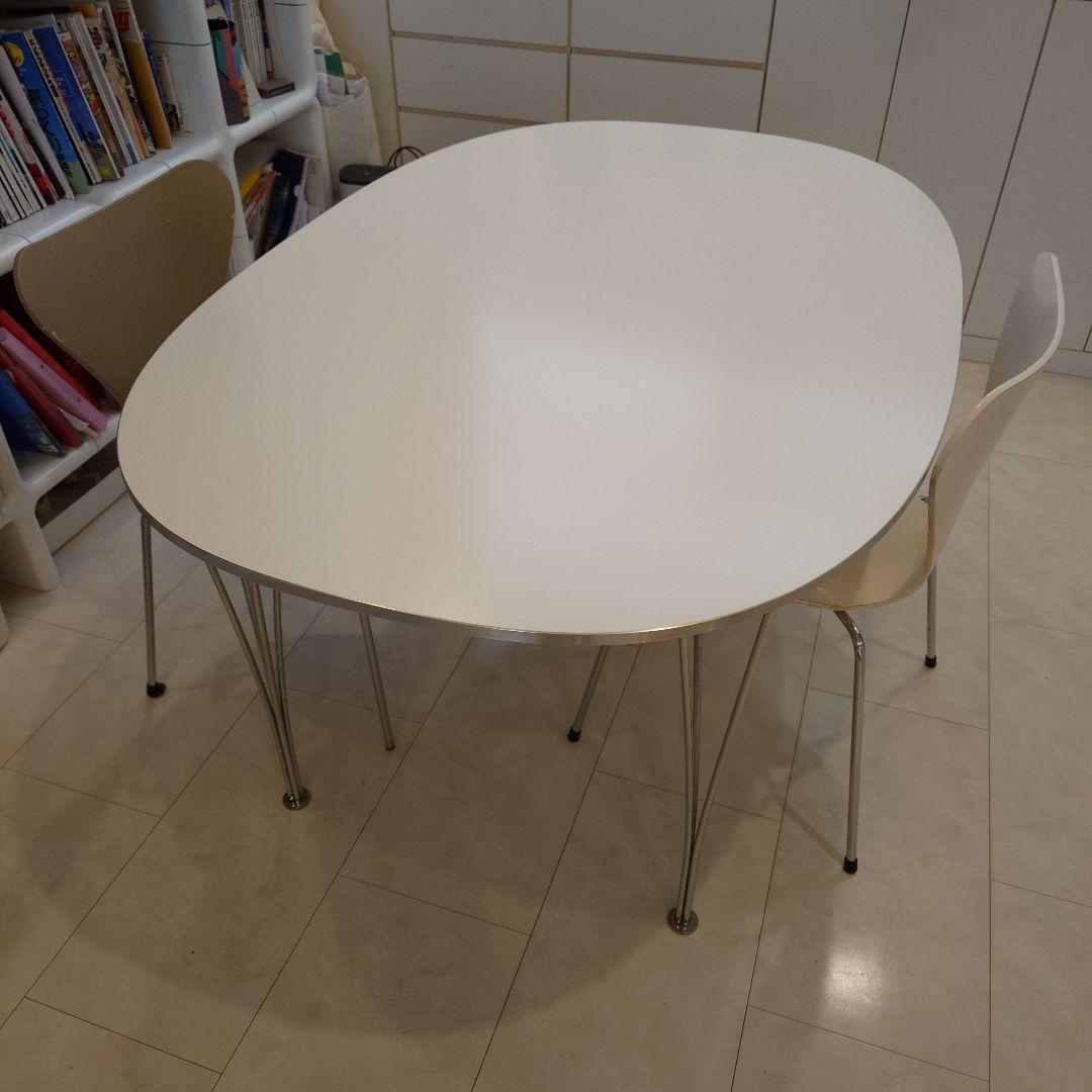 フリッツハンセン スーパー楕円テーブル Bテーブル 白150✕100 リッツハンセン / FRITZ HANSEN スーパー楕円テーブル Bテーブル