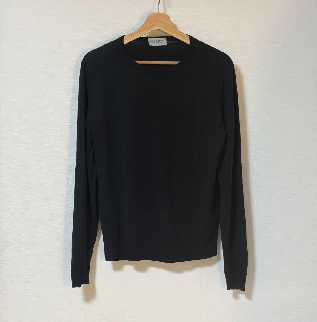 ジョンスメドレー　メリノウール　ハイゲージセーター　M JOHN SMEDLEY ジョンスメドレー / GONSON エクストラファインメリノ