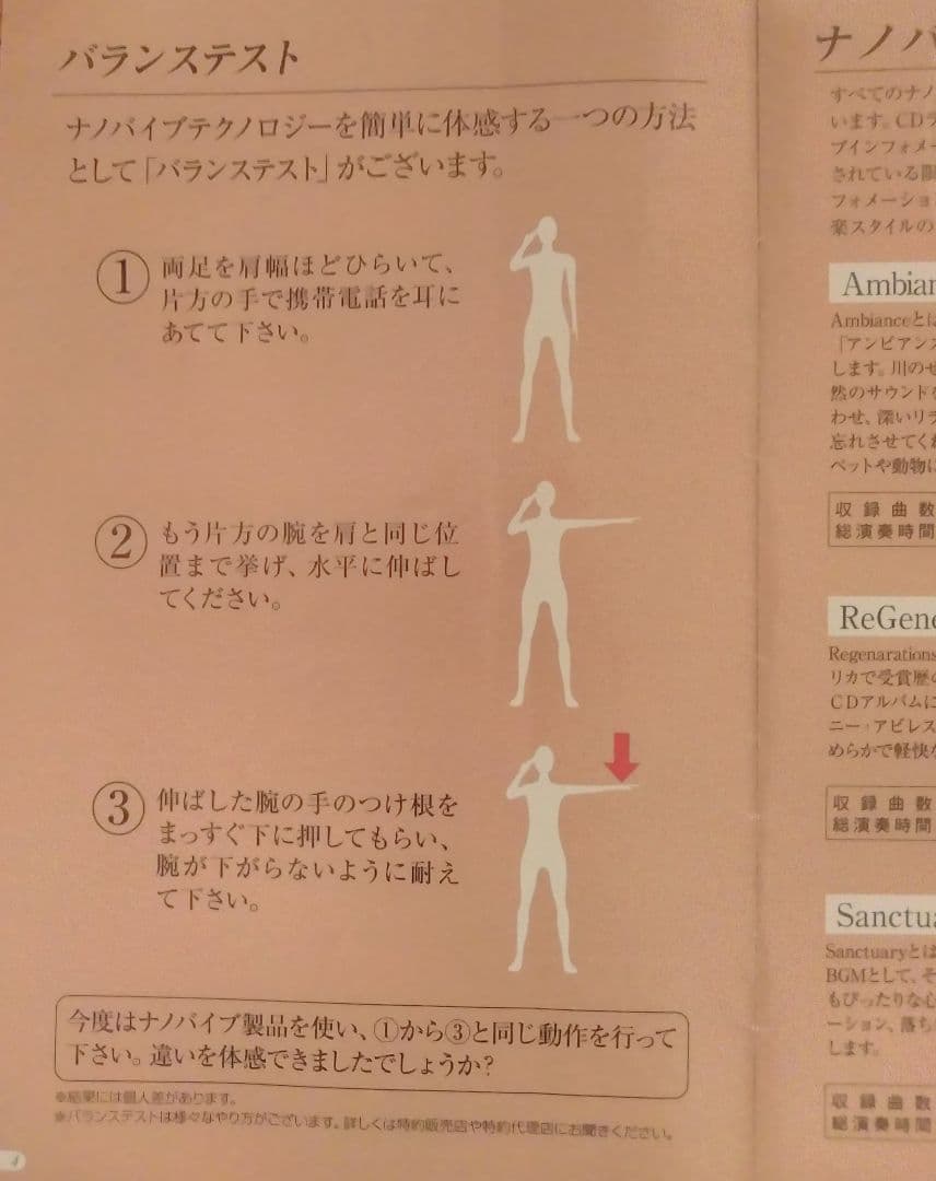 ナノバイブ スウィングペンダント 旧デザイン 美品 - メルカリ