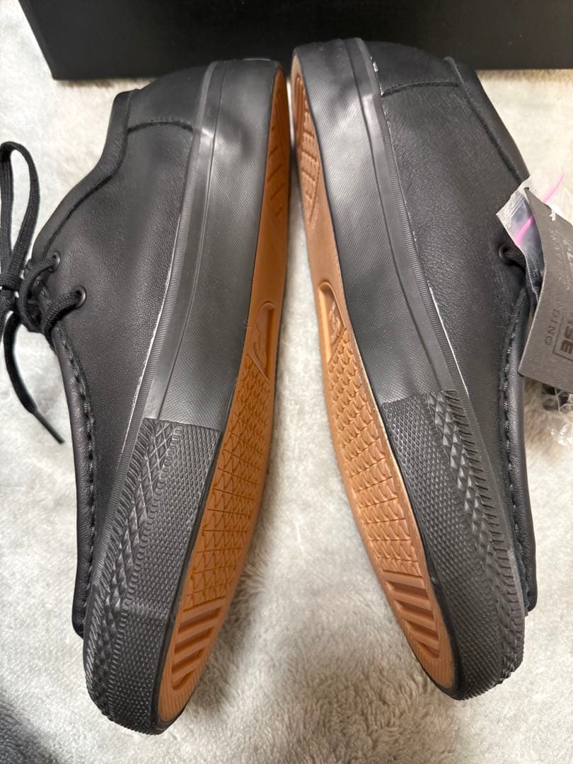 おもらんど様 新品未使用 CONVERSE レザー モカシン スニーカー シボ革