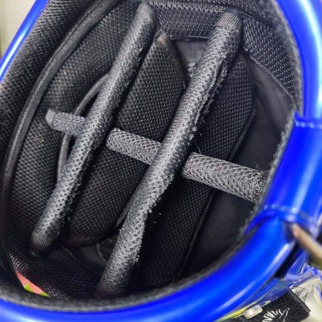 AKIRA 3点式 キャディーバッグ レア エナメル ブルー - メルカリ