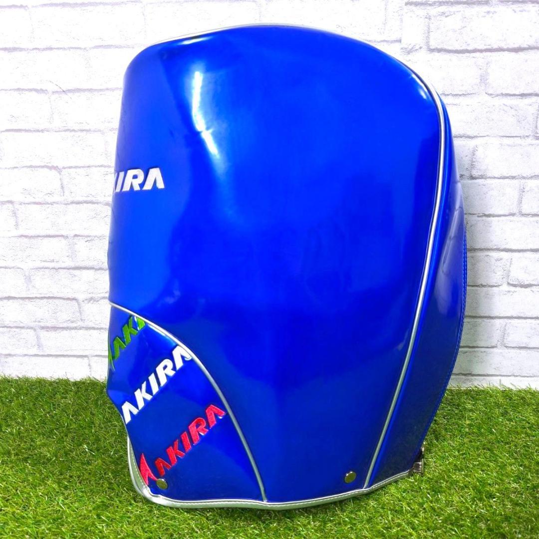 AKIRA 3点式 キャディーバッグ レア エナメル ブルー - メルカリ