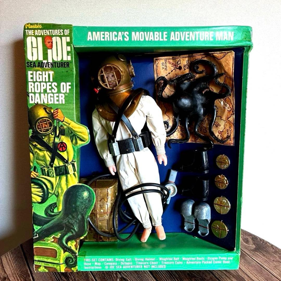 GIJOE エイト・ロープス・オブ・デンジャー（シーアドベンチャー 1970） 1970 Hasbro G.I. Joe 12 Inch Series Sea Adventurer Boxed Accessory