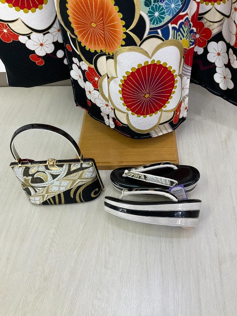 りんご様専用 お振袖フルセット 新品オーダーメイド ショール ゾーリ