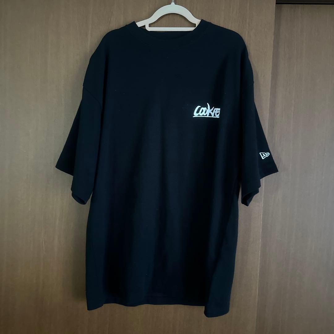 くっきー！ COOKIE！ニューエラくっきーコラボTシャツ ブラック M