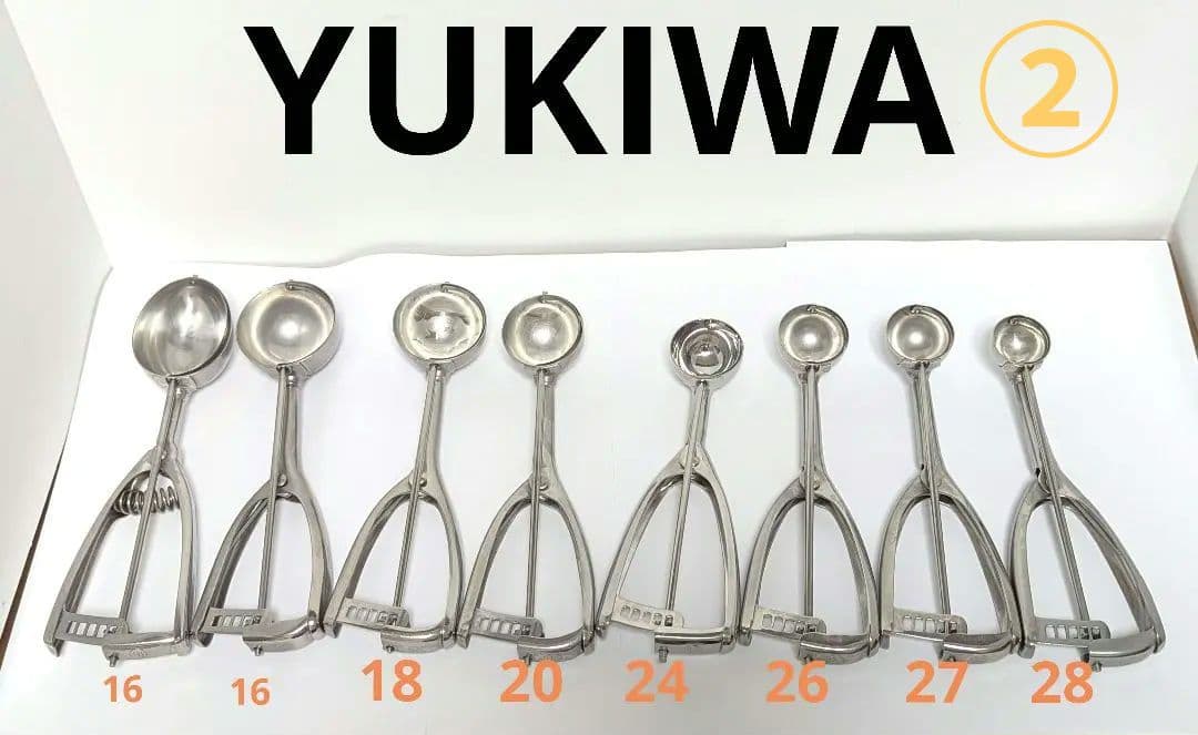 YUKIWA　ディッシャー　まとめ　② 楽天市場】ユキワ YUKIWA 18-8 アイスクリーム ディッシャー ♯28