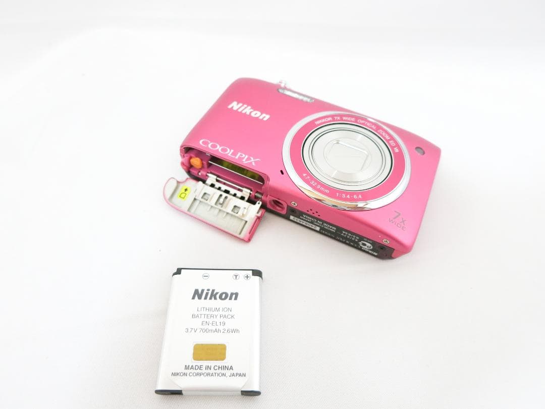 コンパクトデジタルカメラ Nikon COOLPIX S3500 ピンク - メルカリ