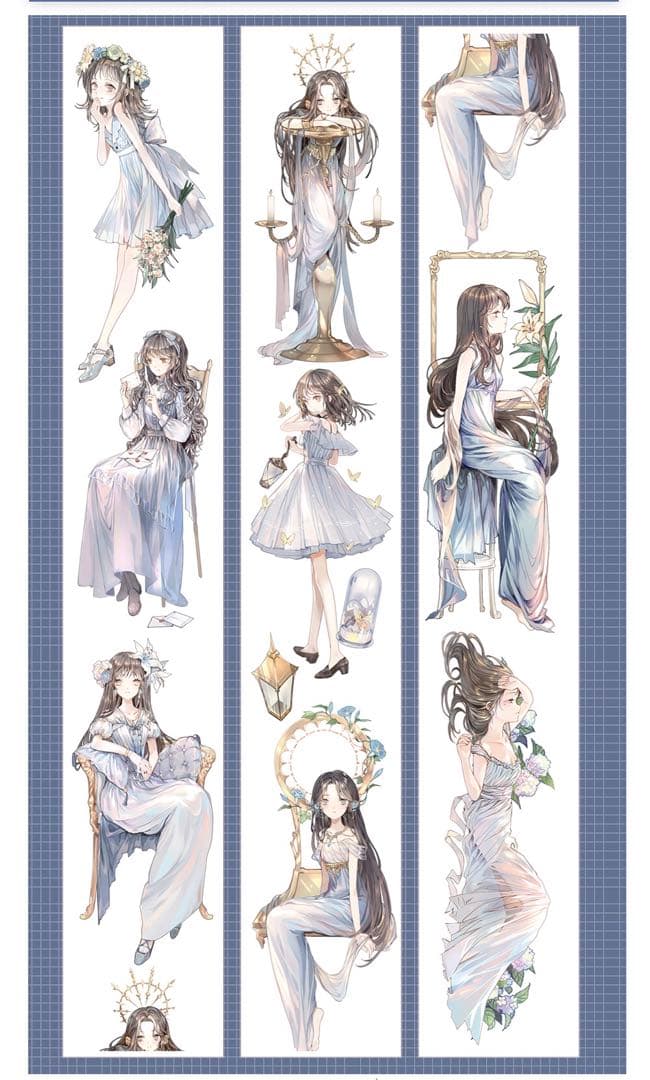 ☆本日限定価格☆【墨魚さんセット】海外マステ 人物マステ15巻 新品