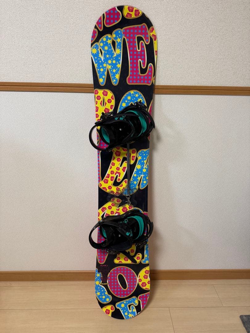 スノーボード一式セット　IGNIO 140cm スノーボードセット Generics 140cm IGNIO S/Mサイズ 2025年最新