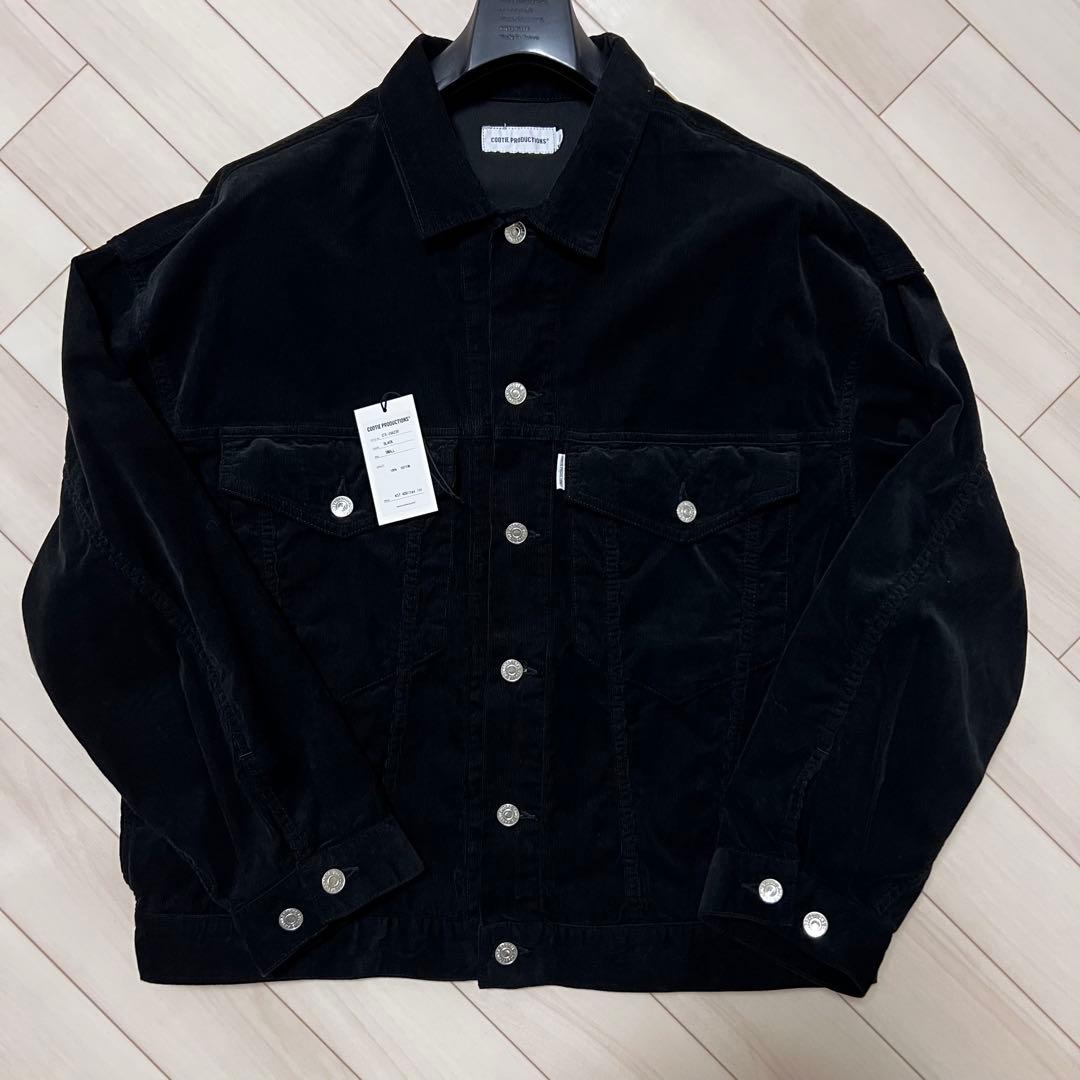 24AW COOTIE 3rdタイプ コーデュロイトラッカージャケット S COOTIE PRODUCTIONS/3rd Type Corduroy Jacket（Black）［サードタイプ