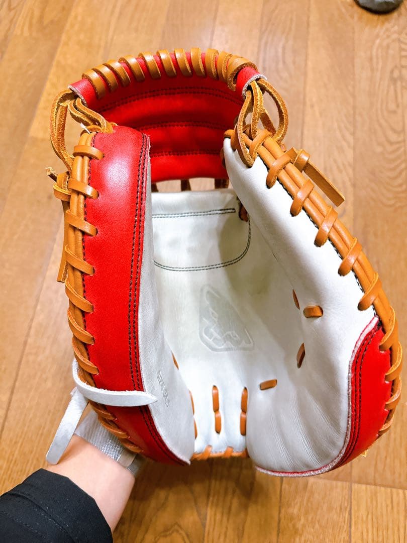 元プロ支給 硬式 キャッチャーミット 大人用プロ野球支給品硬式