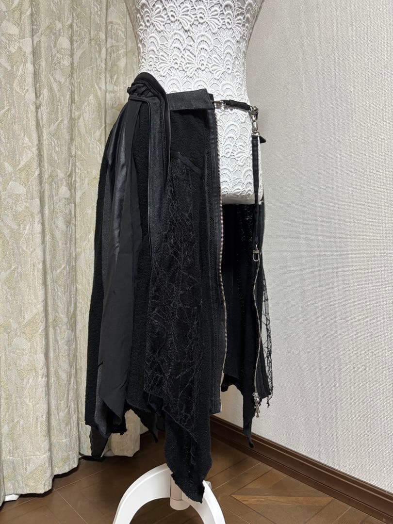 OZZON OZZCROCE オッズオン オッズクローチェ 黒 蝙蝠型ポンチョ