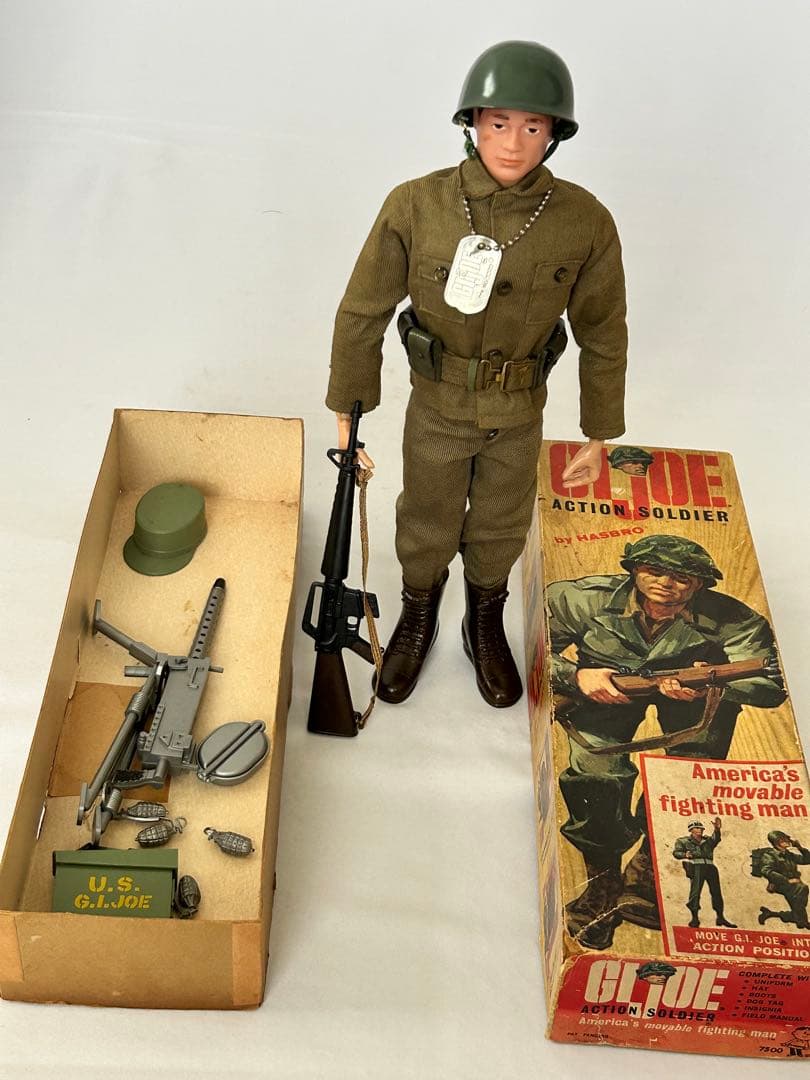 ビンテージGIジョー 1964 アクションソルジャーセット②元箱付き ハスブロ
