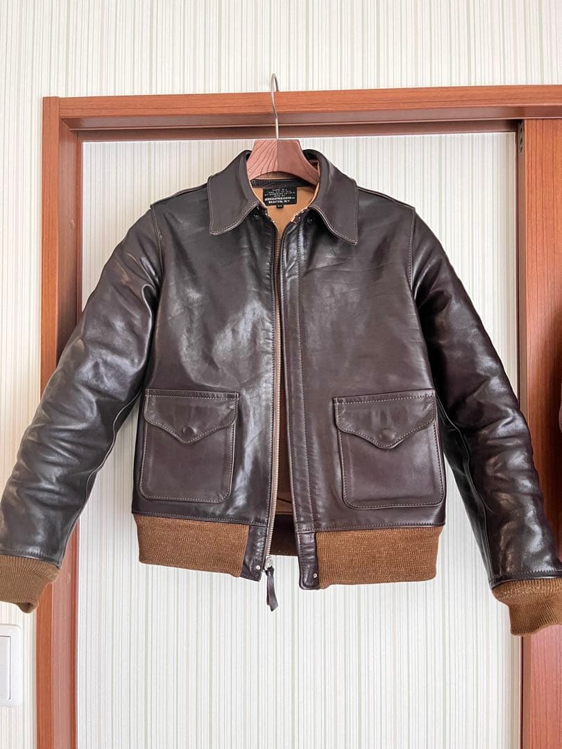 AEROLEATHER A-2 34 エアロレザー ホースハイド Aero Leathers（エアロレザー） AERO LEATHER ホースハイド 馬革