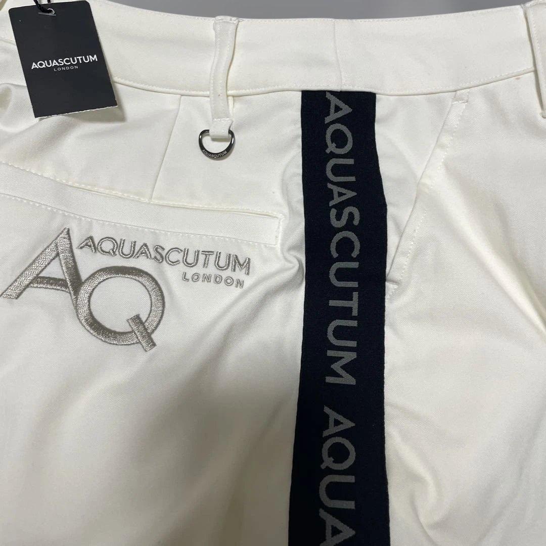 新品 AQUASCUTUM クリーミー ゴルフウェア ジョガーセットアップ春夏秋