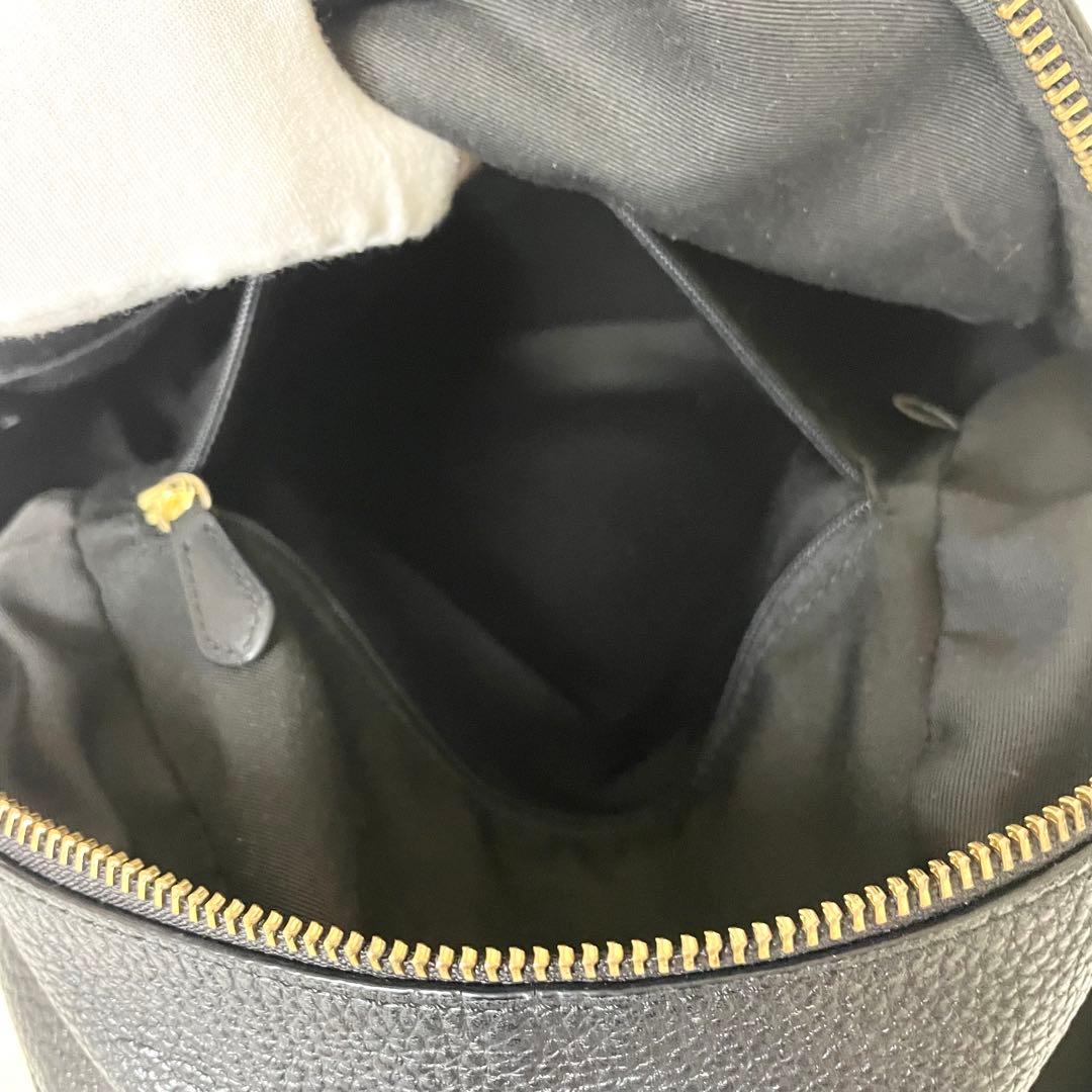 極美品✨️COACH リュック 2層式 A4 PC ペプルドレザー 黒 y2k COACH