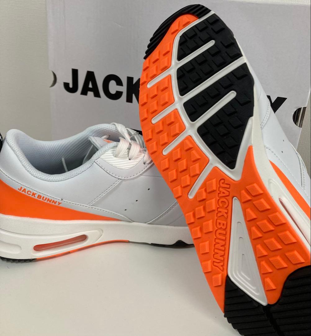 新品 パーリーゲイツ ジャックバニー AIR SOLEシューズ オレンジ 26
