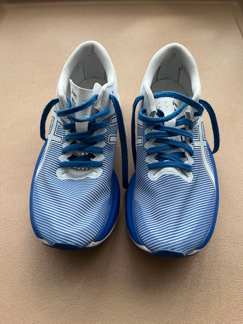 アシックス S4 BLUE/WHITE 25.5 asics - メルカリ