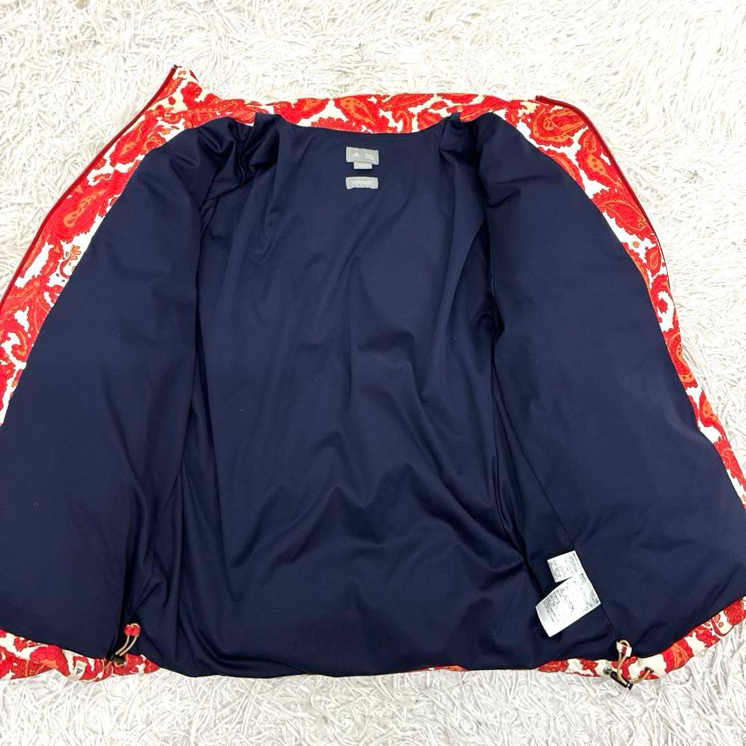 アディダス adiqure ゴルフ ペイズリー ダウンジャケット