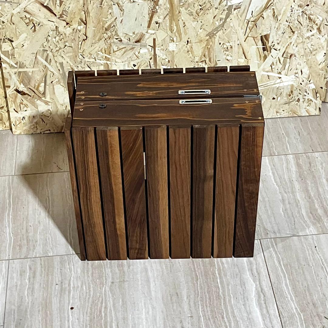 THEBOX 基本サイズ 折りたたみ式 天板天然ウォルナットオイル