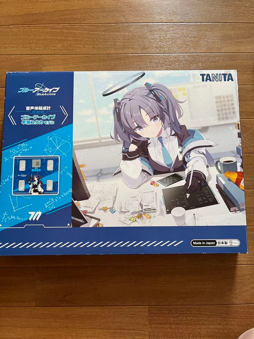 TANITA 音声体組成計 BC-203-BA 早瀬ユウカモデル タニタ、音声体組成計「BC-203-BA ブルーアーカイブ早瀬ユウカモデル