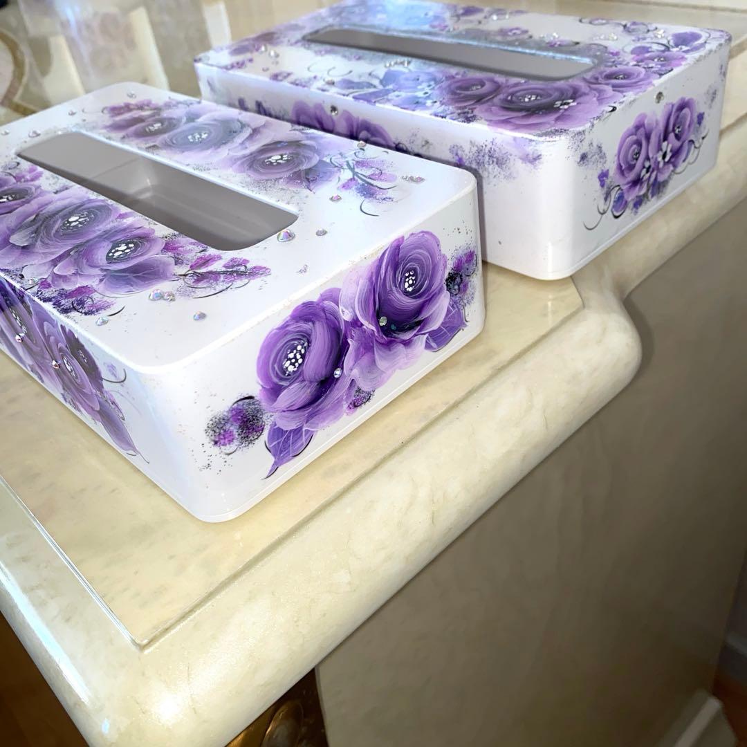 財布 ポット ステンレスボトル 他 薔薇 手描き トールペイント