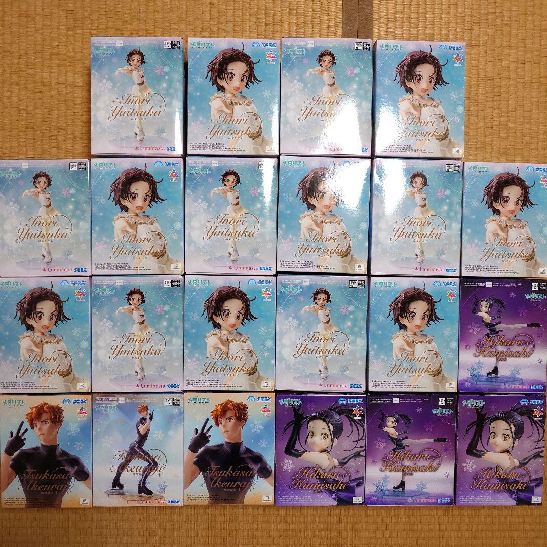 メダリスト Luminasta フィギュア セット 結束いのり 明浦路司 狼嵜光 メダリスト Luminasta “結束いのり”｜プライズ・くじ・グッズ情報なら