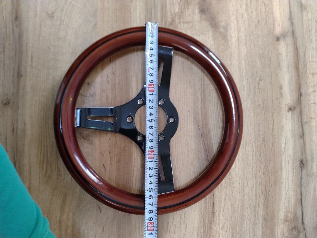 希少 ウッド ステアリング 29π - メルカリ