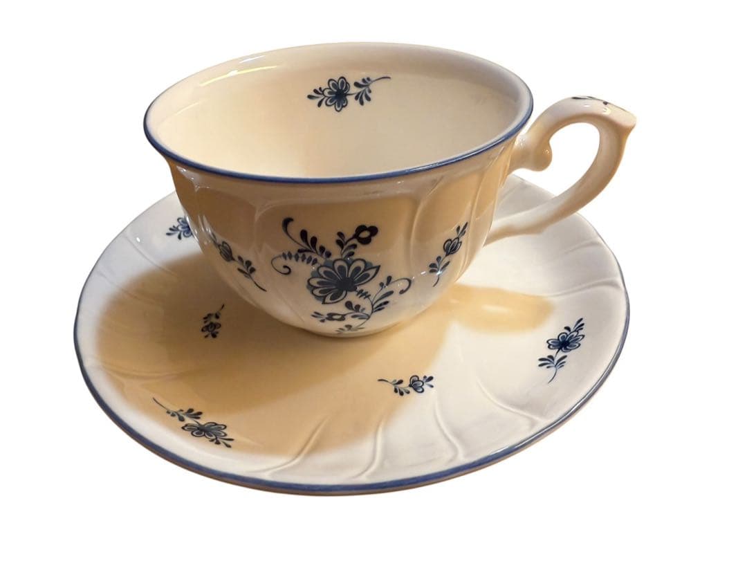 ノリタケ 洋食器カップ＆ソーサー5客＋大皿1枚 新品未使用 箱付きブルーフラワー 花更紗 カップ&ソーサー(ブルー) | ノリタケ食器公式オンラインショップ