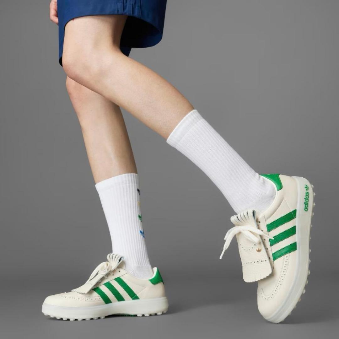 adidas アディダス ゴルフ コースカップ 26.5cm 白×緑 新品未使用