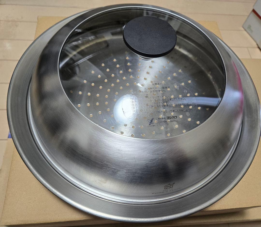 新品同様 栗原はるみ フライパン用蒸し器 24-26cm SNSで話題♪ - メルカリ