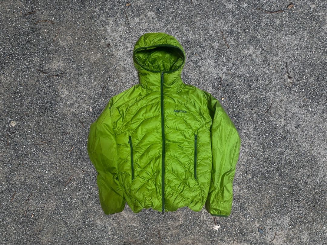 MARMOT ダウンジャケットライトグリーン　mont-bell似 MARMOT ダウンジャケットライトグリーン mont-bell似 - メルカリ