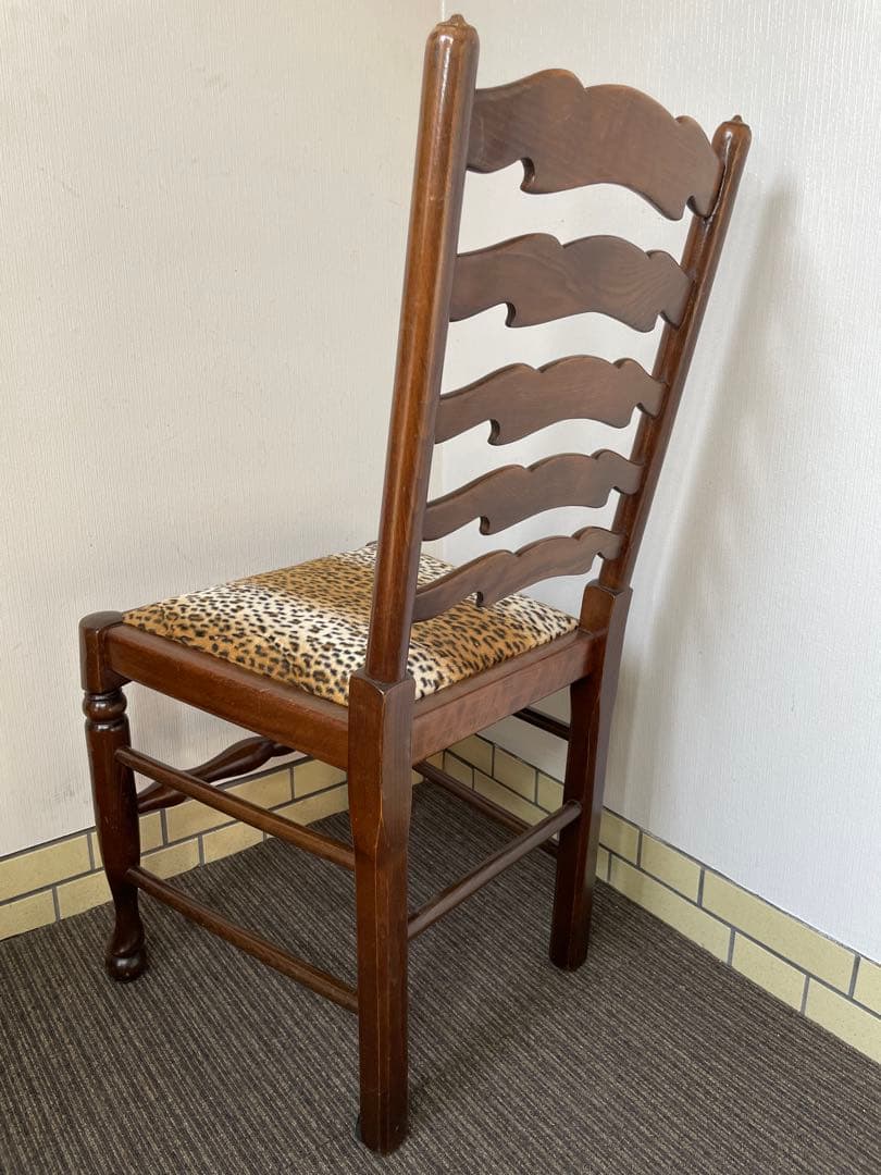 アンティークチェア ハイバック ダイニングチェア ボールアンドクロウ