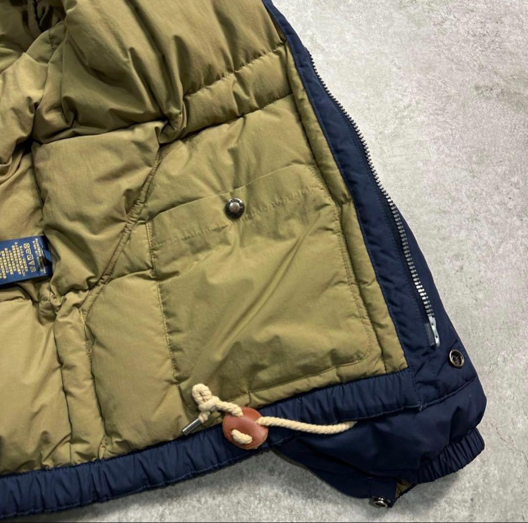 ポロラルフローレン【人気】ダウンジャケット 2way ネイビー 短丈M