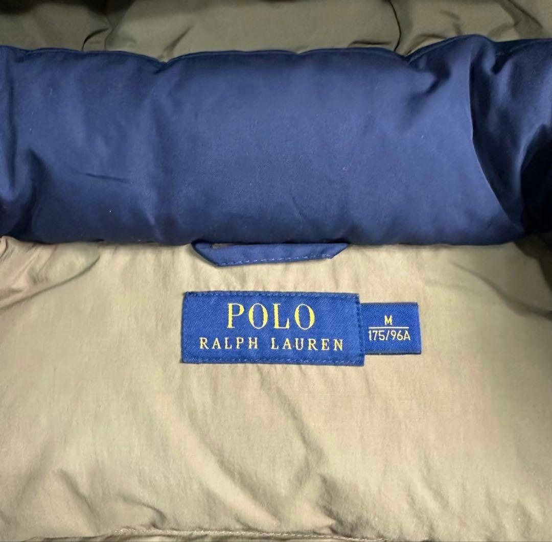 ポロラルフローレン【人気】ダウンジャケット 2way ネイビー 短丈M