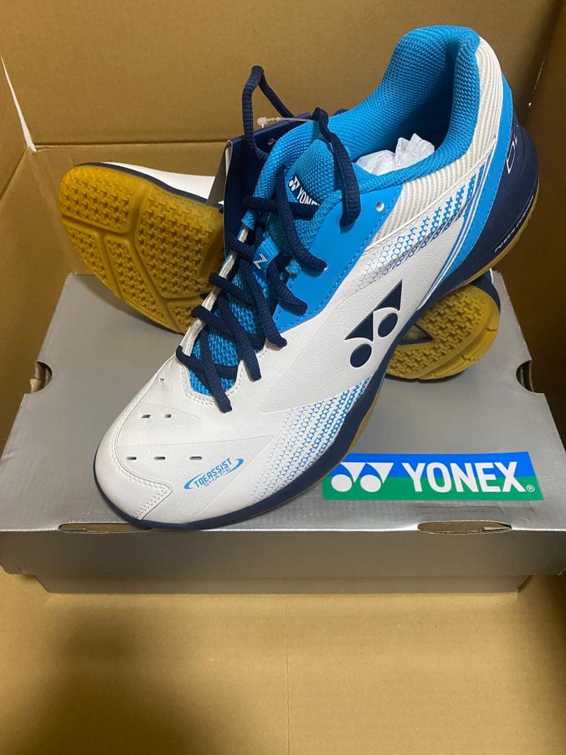 パワークッション 65Z SHB65Z3 ホワイト×ブルー24.0cm YONEX（ヨネックス） YONEX SHB65Z3 パワークッション 65Z