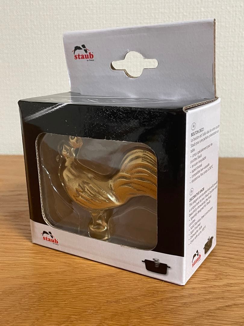 ストウブ アニマル ノブ チキン（鶏） ゴールド 激レア限定 - メルカリ