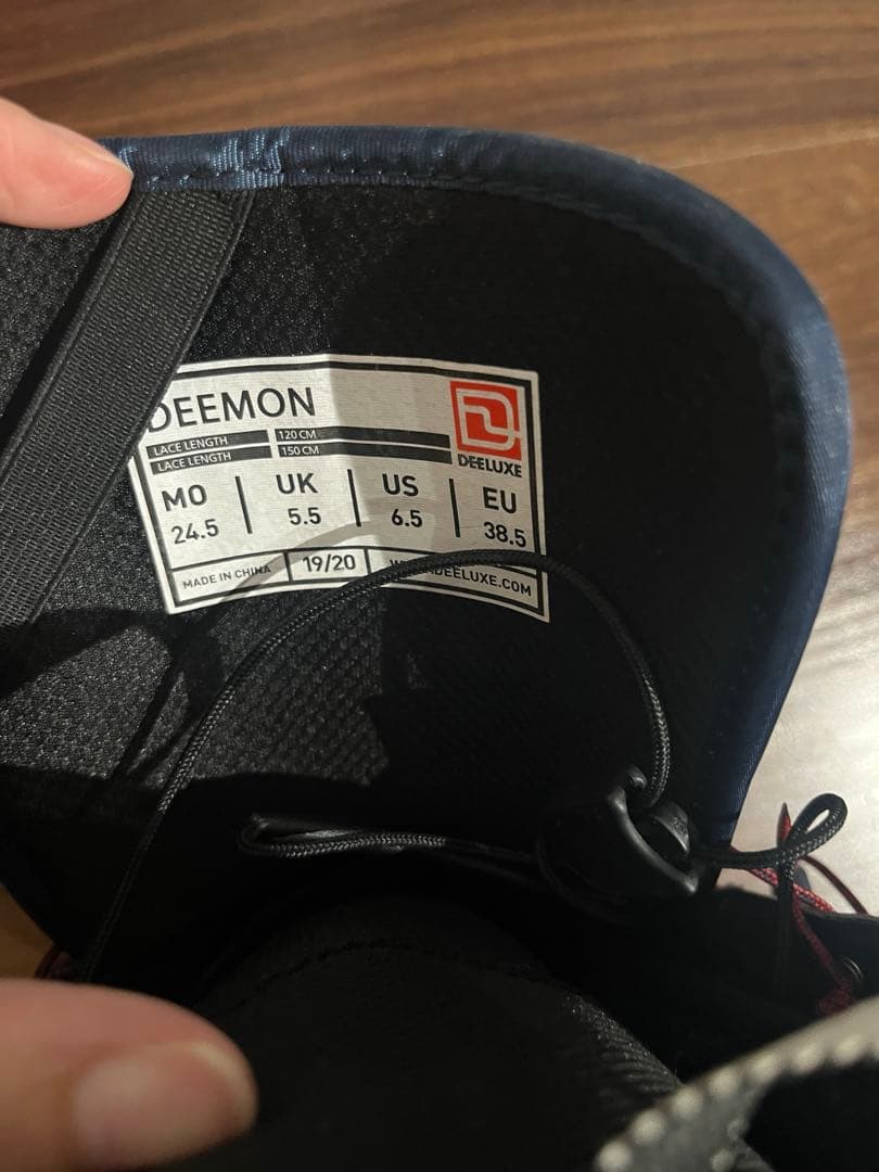 deeluxe deemon スノーボードブーツ 赤/ネイビー - スノーボード