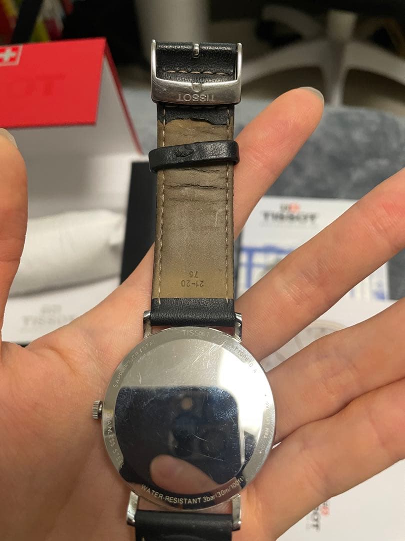 TISSOT ティソ T109610A エブリタイム クォーツ 不動 交換推奨 - メルカリ