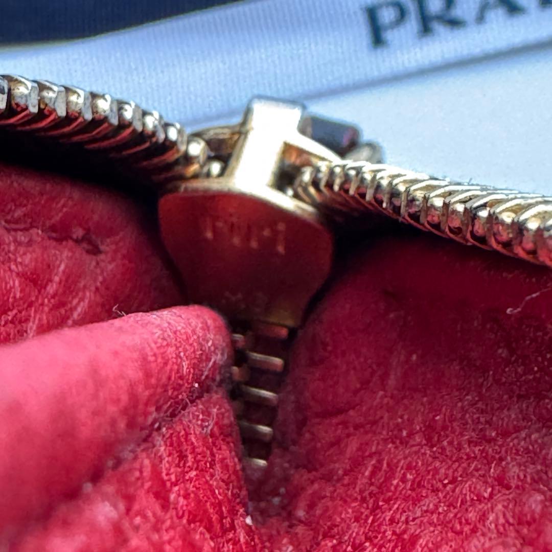 極上美品】221 PRADA プラダL字ファスナー 長財布