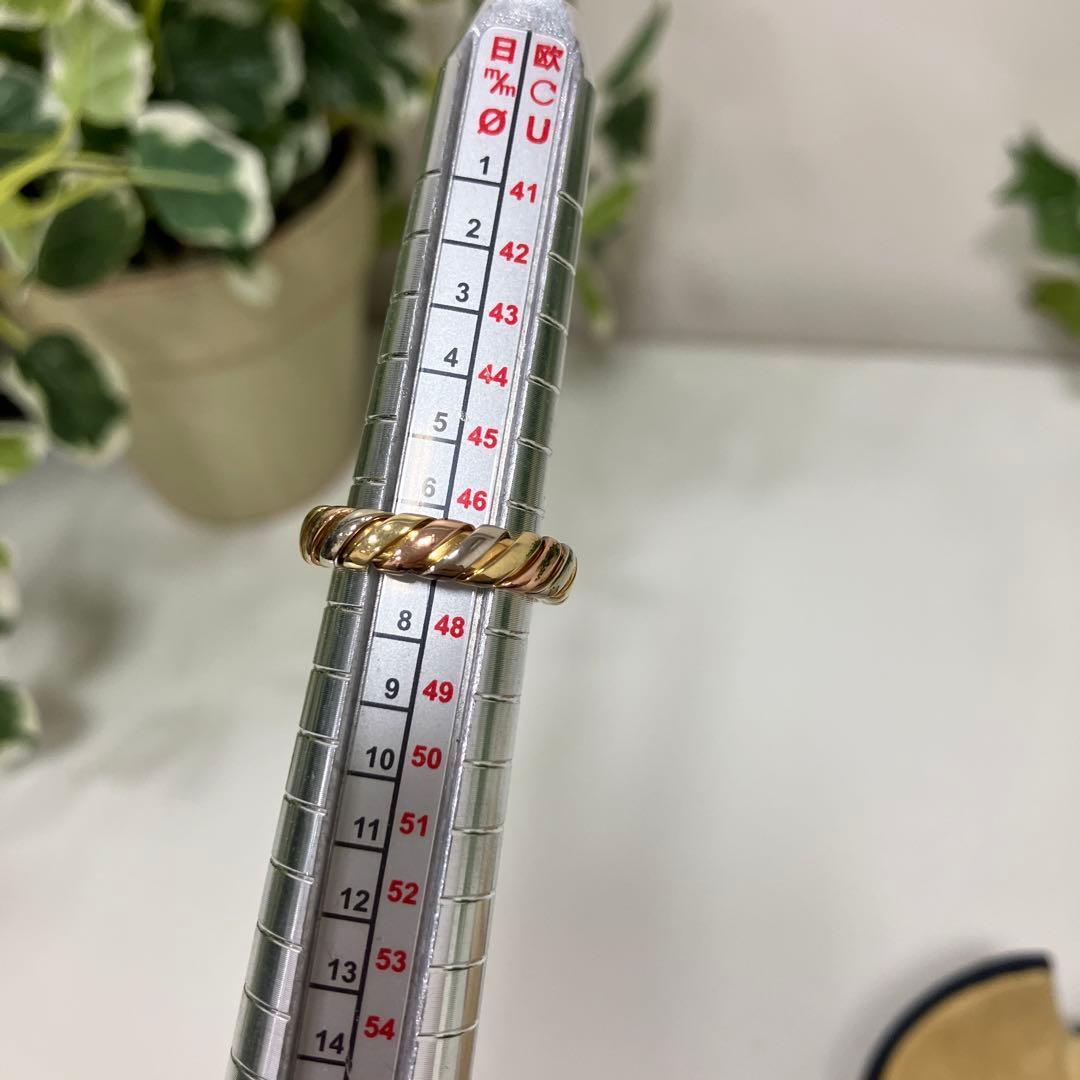 正規品 ブルガリ トゥボガス スリーカラーリング K18 750 4.5g