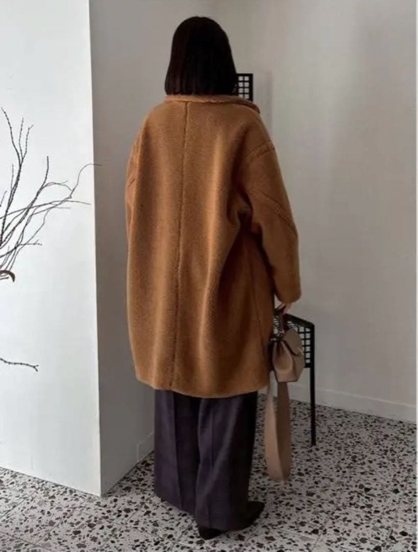 《新品タグ付き》Mila Owen オーバーサイズボアコートM