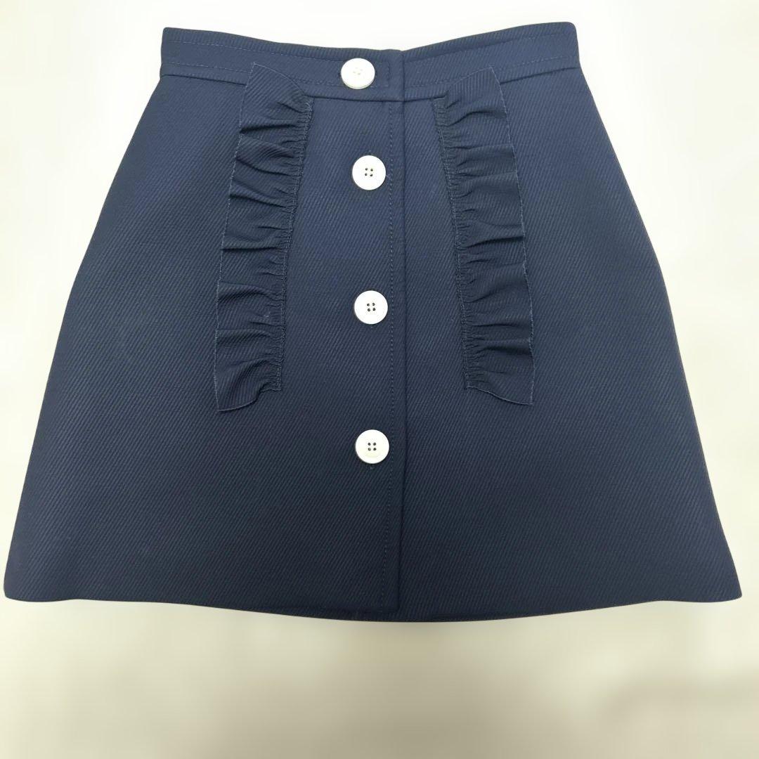 ミュウ　ミュウ　スカート　miu miu Miu Miu ミュウミュウ チェック ミニスカート | グレー | FARFETCH JP