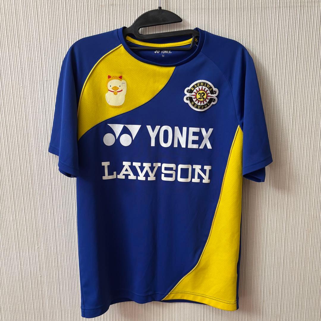 柏レイソル サッカー ユニフォーム YONEX 半袖シャツ 青 黄 - メルカリ