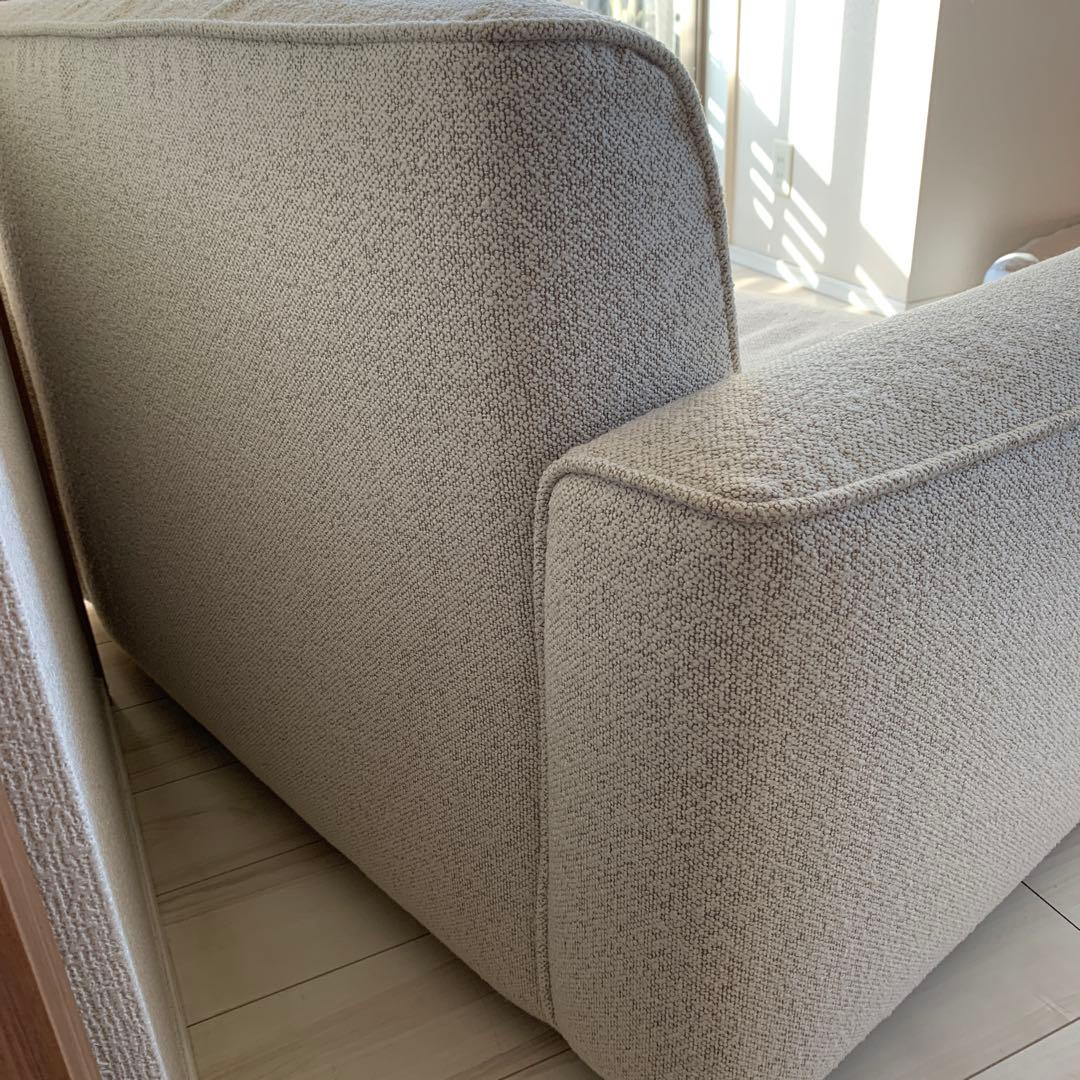 unico ウニコ WELM カバーリング ソファ 1.5S アイボリー